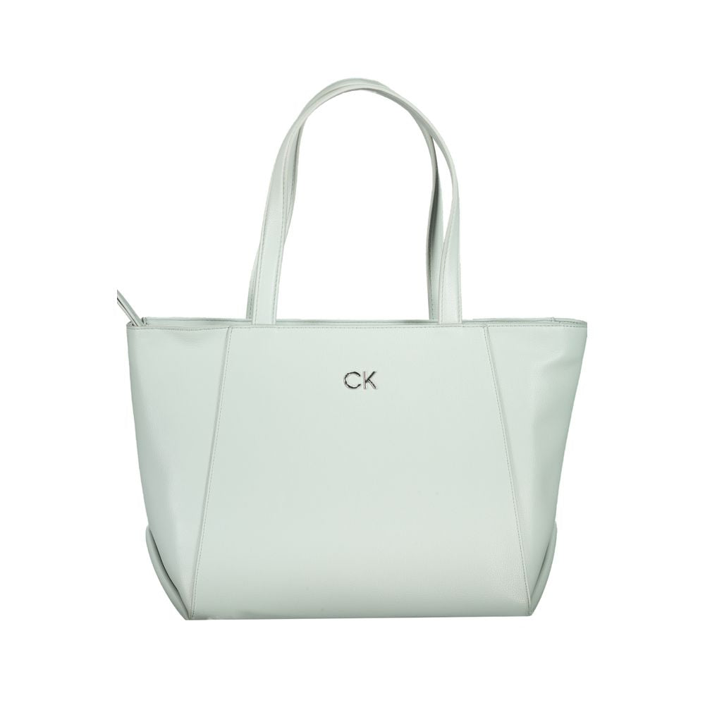 Calvin Klein Azzurro Polyurethane Women Handbag