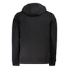 Norway 1963 Black Cotton Men Sweater with Hood and Zip Pockets