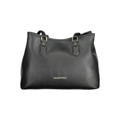 Mario Valentino Black Polyurethane Women Handbag