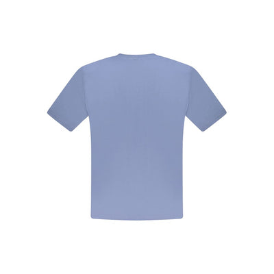 North Sails Blue Cotton Men T-Shirt