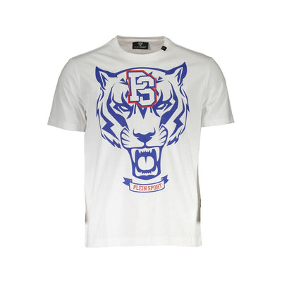 Plein Sport White Cotton Men's T-Shirt