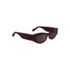 Calvin Klein Rosso Acetate Women Sunglass