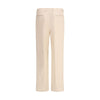 Valentino Cream Fleece Wool Dress Pants
