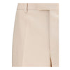Valentino Cream Fleece Wool Dress Pants