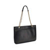 Valentino Garavani Black Calf Leather Bos Taurus Shoulder Bag