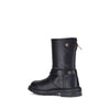 Dolce &amp; Gabbana Bos Taurus Schnürstiefel aus schwarzem Kalbsleder