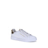 Dolce &amp; Gabbana Bos Taurus Low Top Sneakers aus weißem Kalbsleder