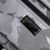 Dolce & Gabbana Gray Cotton Camouflage Logo Plaque Backpack Bag