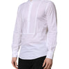 Dolce & Gabbana White Cotton Slim Long Sleeves Formal Shirt