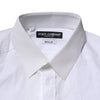 Dolce & Gabbana White GOLD Long Sleeves Dress Formal Shirt