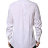 Dolce & Gabbana White MARTINI Long Sleeve Dress Formal Shirt