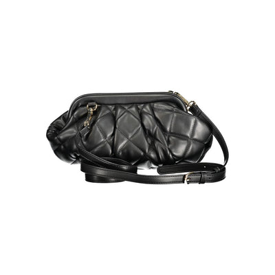 Mario Valentino Black Polyurethane Women Handbag