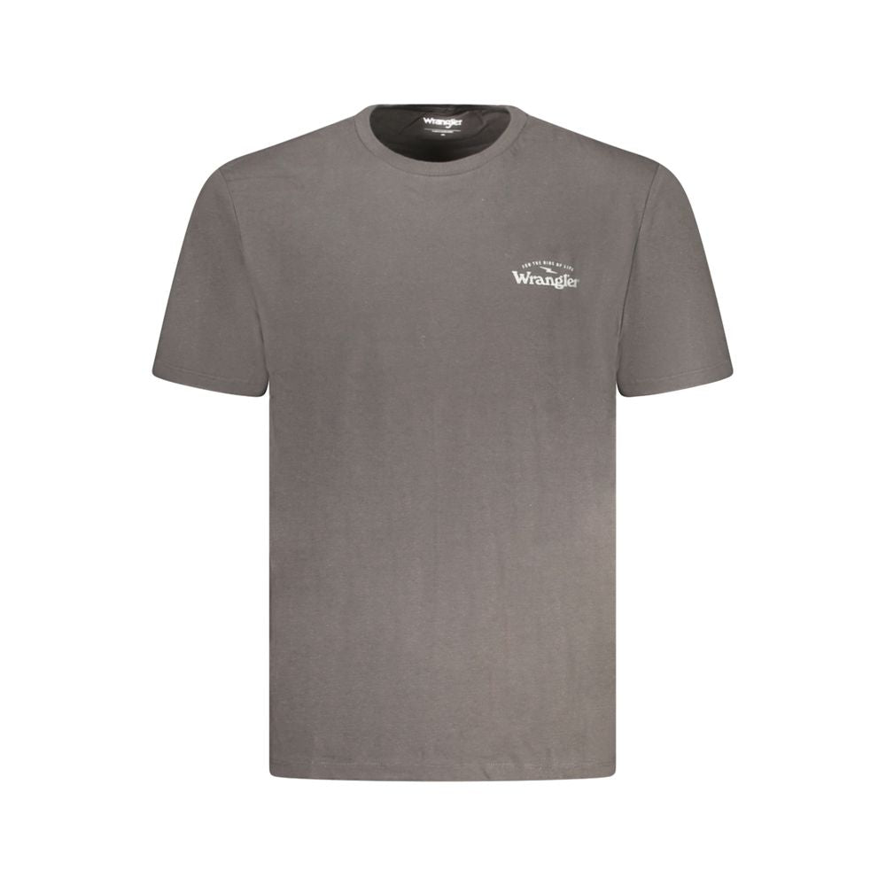 Wrangler Black Cotton Men's T-Shirt