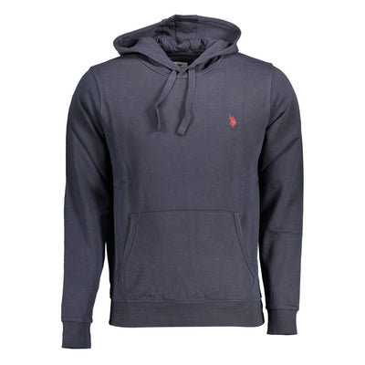 US POLO ASSN. Blaues Baumwoll-Sweatshirt