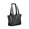 Tommy Hilfiger Black Polyurethane Women Handbag