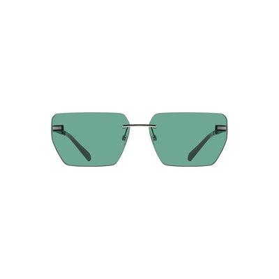Calvin Klein Green Metal Men Sunglass