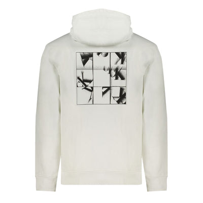 Calvin Klein White Cotton Men's Sweatshirt