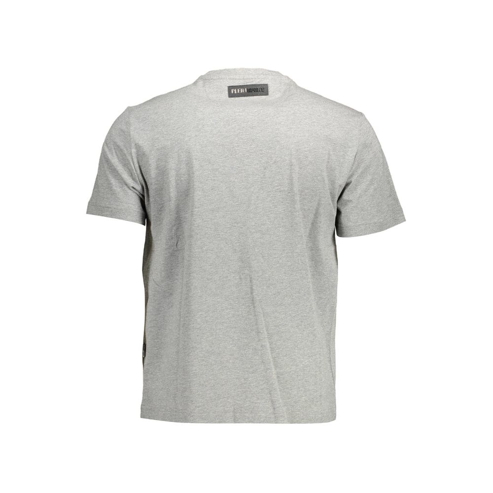 Graues Baumwoll-T-Shirt von Plein Sport