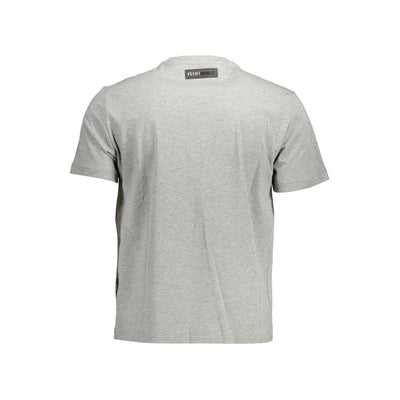 Graues Baumwoll-T-Shirt von Plein Sport