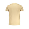 Cavalli Class Beige Cotton Men T-Shirt