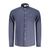 Timberland Blue Linen Men Shirt