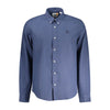 Timberland Blu Linen Men Shirt