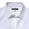 Dolce & Gabbana White GOLD Long Sleeve Dress Formal Shirt