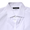 Dolce & Gabbana White GOLD Cotton Long Sleeves Formal Shirt