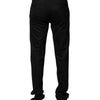 Dolce & Gabbana Black Wool Formal Dress Pants
