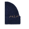 Marni Blue Wool Beanie