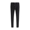 Dsquared² Black Cotton Straight-Leg Jeans