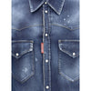 Dsquared² Blue Denim Shirt