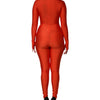 Dolce & Gabbana Red Nylon Turtleneck Bodycon Jumpsuit Dress