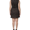 Dolce & Gabbana Multicolor Sleeveless Mini Tweed A-line Dress