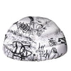 Dolce & Gabbana White Polyester Printed Hood Quilted Hat