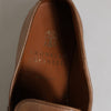 Brunello Cucinelli Brown Leather Loafer Dress Formal Shoes