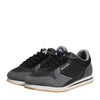 Trussardi Black Gray Lace Up Low Top Casual Sneakers Shoes