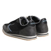 Trussardi Black Gray Lace Up Low Top Casual Sneakers Shoes