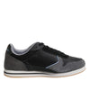 Trussardi Black Gray Lace Up Low Top Casual Sneakers Shoes