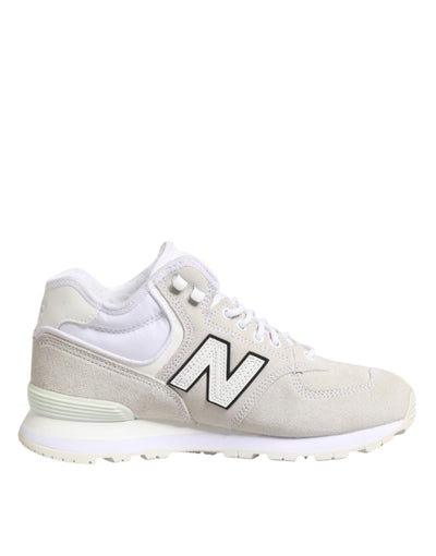 New Balance Off White Suede Sneakers Shoes