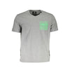 Graues Baumwoll-T-Shirt von Plein Sport