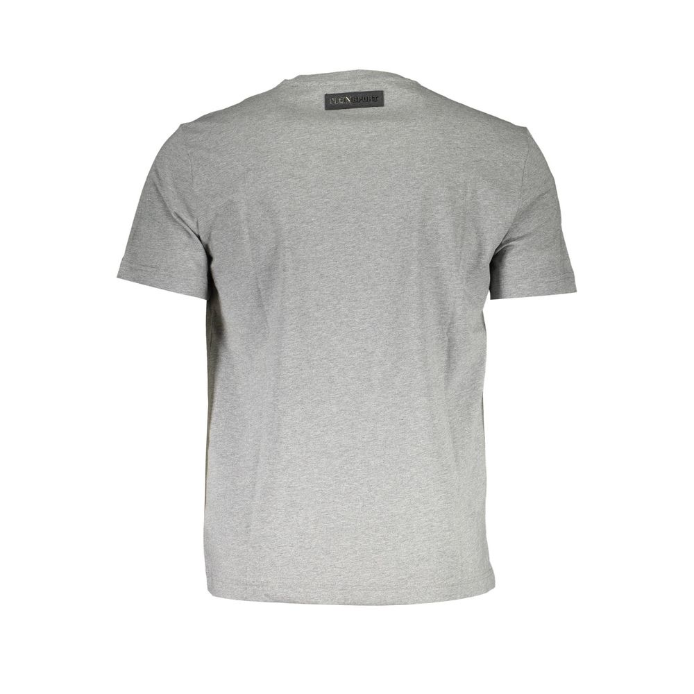 Graues Baumwoll-T-Shirt von Plein Sport