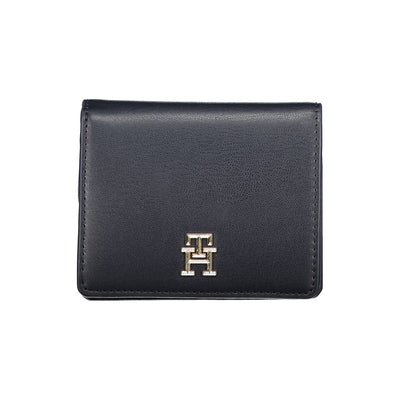 Tommy Hilfiger Blue Polyurethane Women Wallet