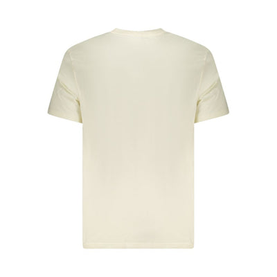 Lee Beige Cotton Men T-Shirt