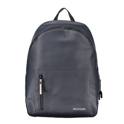 Tommy Hilfiger Blu Polyurethane Men Backpack