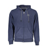 La Martina Blue Cotton Men's Hooded Sweater