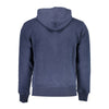 La Martina Blue Cotton Men's Hooded Sweater