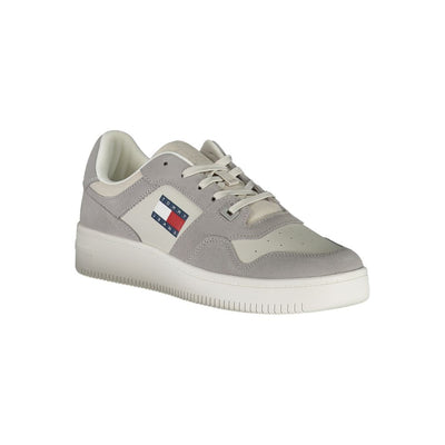 Tommy Hilfiger Grigio Pelle Men Sneaker