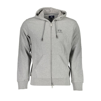 La Martina Grigio Cotton Mens Sweatshirt
