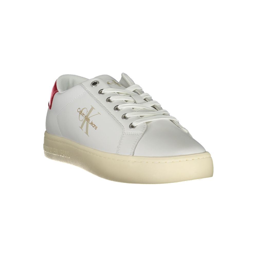 Calvin Klein White Polyester Men Sneaker